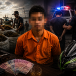DIAMANKAN: Seorang pria berinisial AS alias W diamankan polisi setelah diduga menggelapkan sebagian uang hasil penjualan rumput laut milik warga di Nunukan. Uang tersebut diduga digunakan untuk kepentingan pribadi dan foya-foya.