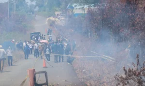 KARHUTLA Salah satu titik karhutla yang terjadi di Kota Tarakan