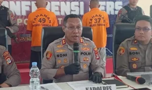 Kapolres Tarakan AKBP Bonifasius Rumbewas