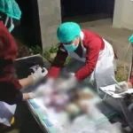 PEMERIKSAAN Tenaga medis RSU Sebatik melakukan visum