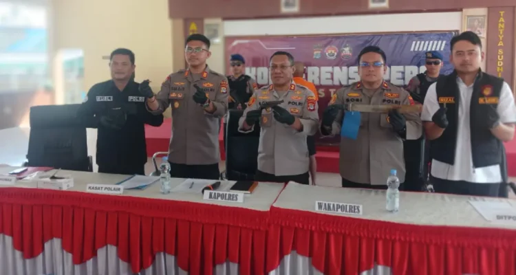 PERAMPOKAN Kapolres Tarakan AKBP Bonifasius Rumbewas