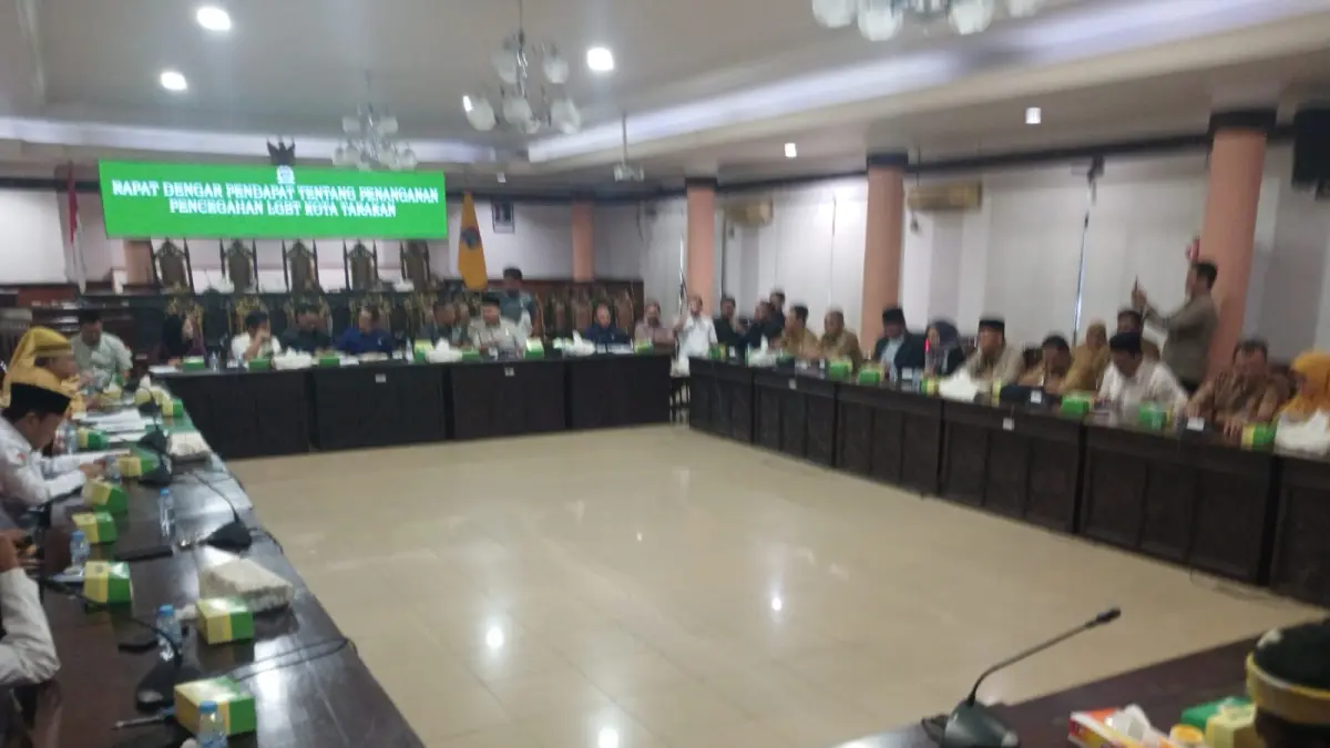 RDP Suasana pelaksanaan RDP di gedung DPRD Tarakan