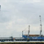 DAPAT KUOTA Kapal tol laut sandar di Pelabuhan Malundung Tarakan
