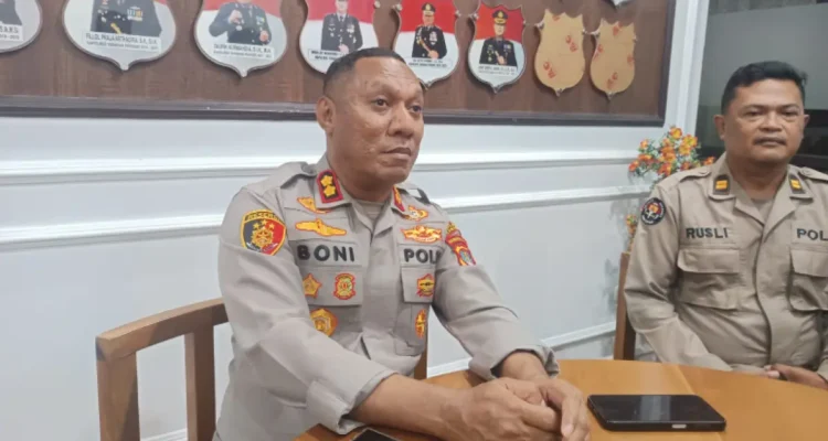Kapolres Tarakan AKBP Bonifasius Rumbewas, S