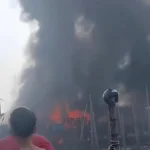 TERBAKAR Peristiwa kebakaran yang terjadi di Gang Some RT 16Kelurahan Karang Rejo